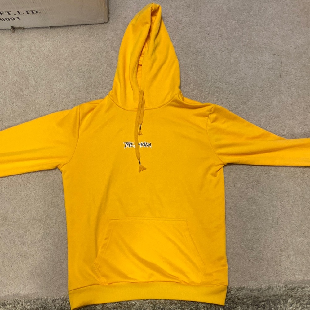 Yellow The Panda hoodie